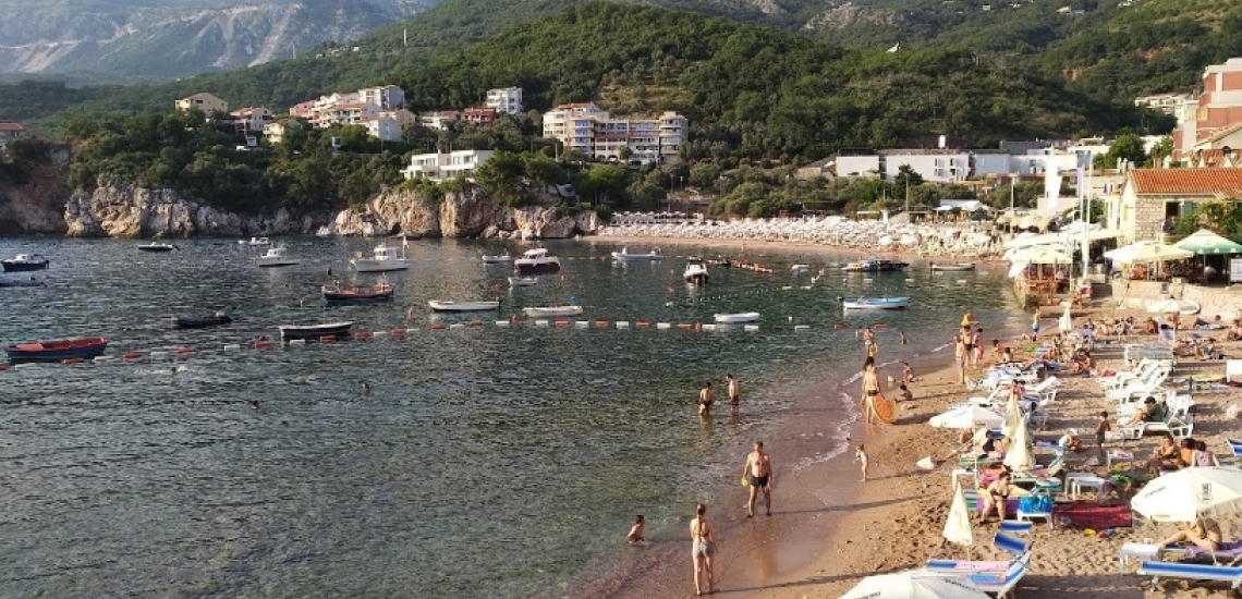 Beach Pržno, пляж Пржно в Будве