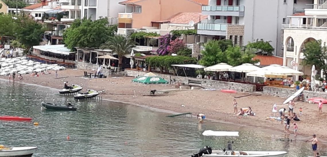 Beach Rafailovichi in Becici