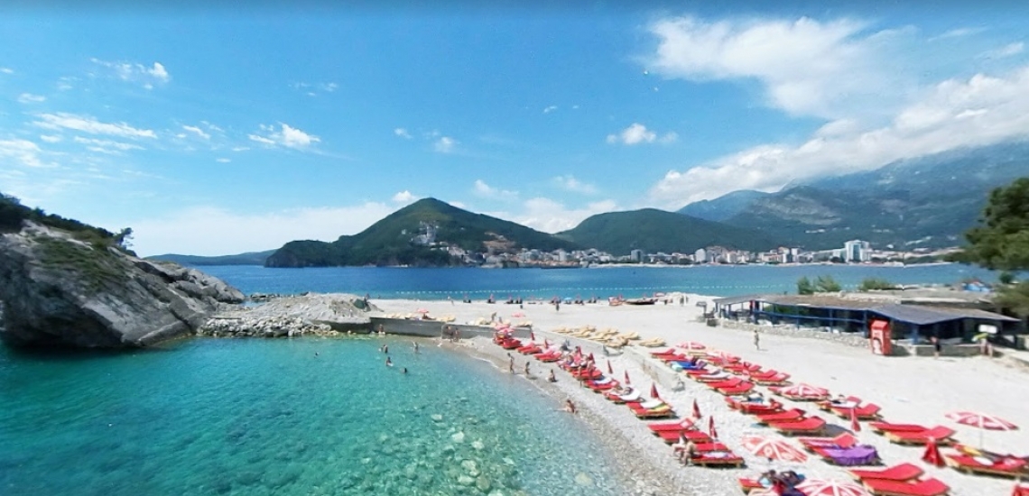 Beaches of St. Nicholas Island, пляжи на острове Святого Николая в Будве