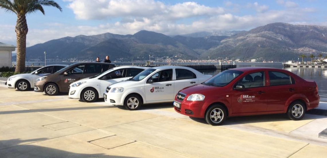DAX rent a car, аренда автомобилей DAX в Тивате
