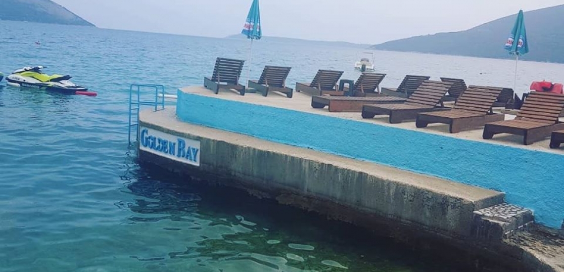 Golden bay beach, пляж «Золотая бухта» в Херцег-Нови