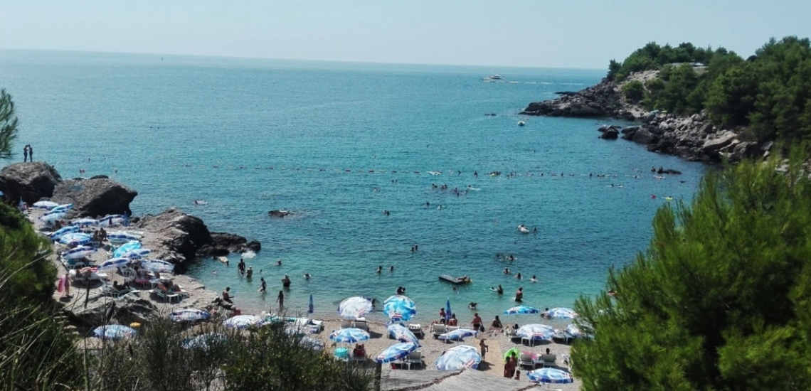 Plaža Maljevik, the Maljevik beach in Bar