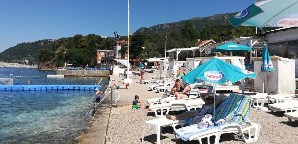 Plaža Marinero, Marinero beach in Herceg Novi