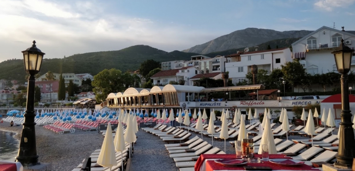 Plaža Raffaelo, Rafaello beach in Herceg Novi