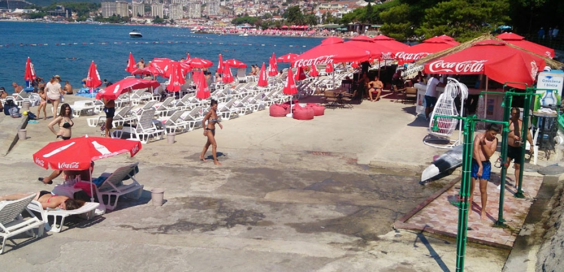 Plaža Topla, Topla beach in Herceg Novi