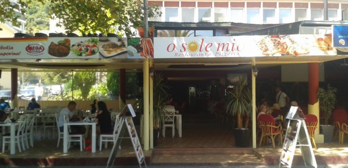 Restaurant-Pizzeria O Sole Mio, ресторан-пиццерия O Sole Mio в Будве