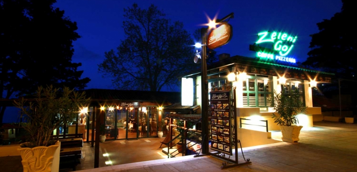 Restaurant caffe pizzeria Zeleni Gaj, ресторан кафе пиццерия Zeleni Gaj в Будве