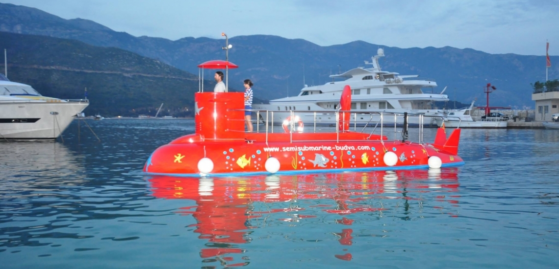 SemiSubmarine Budva, водные прогулки на SemiSubmarine в Будве