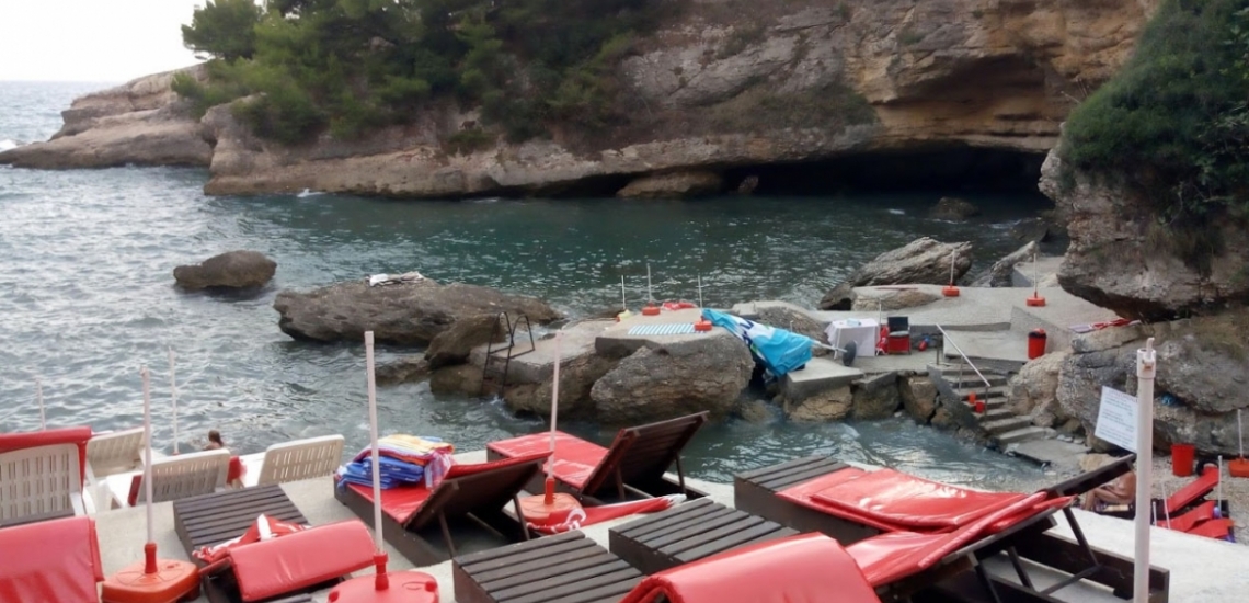 Ženska plaža, the female beach in Ulcinj