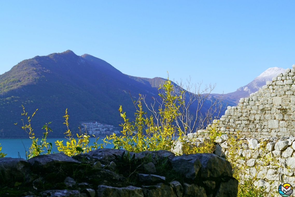 Perast, the fortress of St. Cross