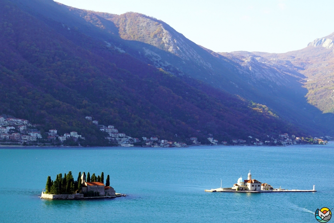Perast, the fortress of St. Cross